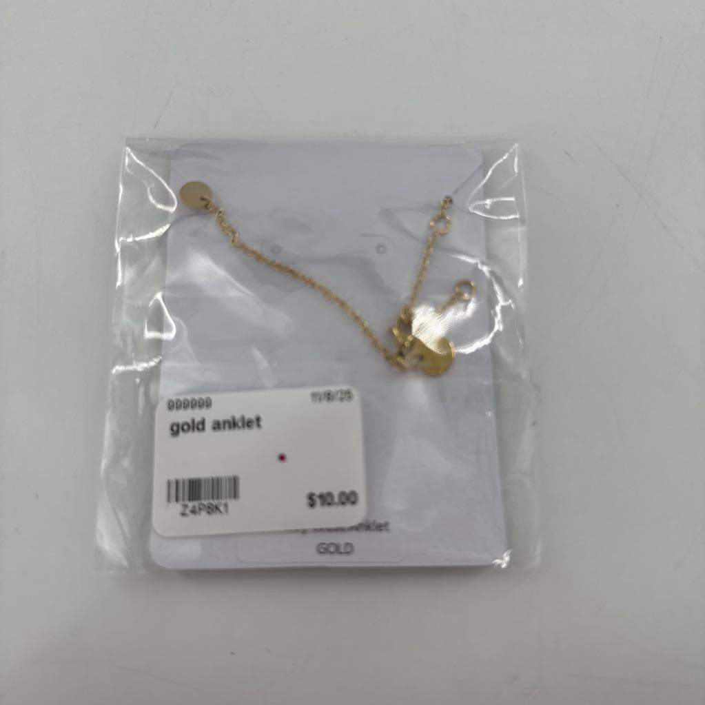 gold anklet