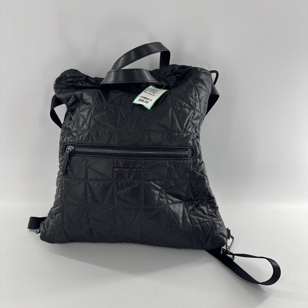 quilted large convertible backpack