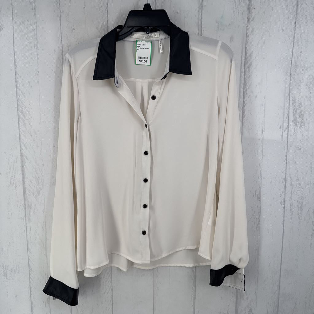 L l/s button down shirt