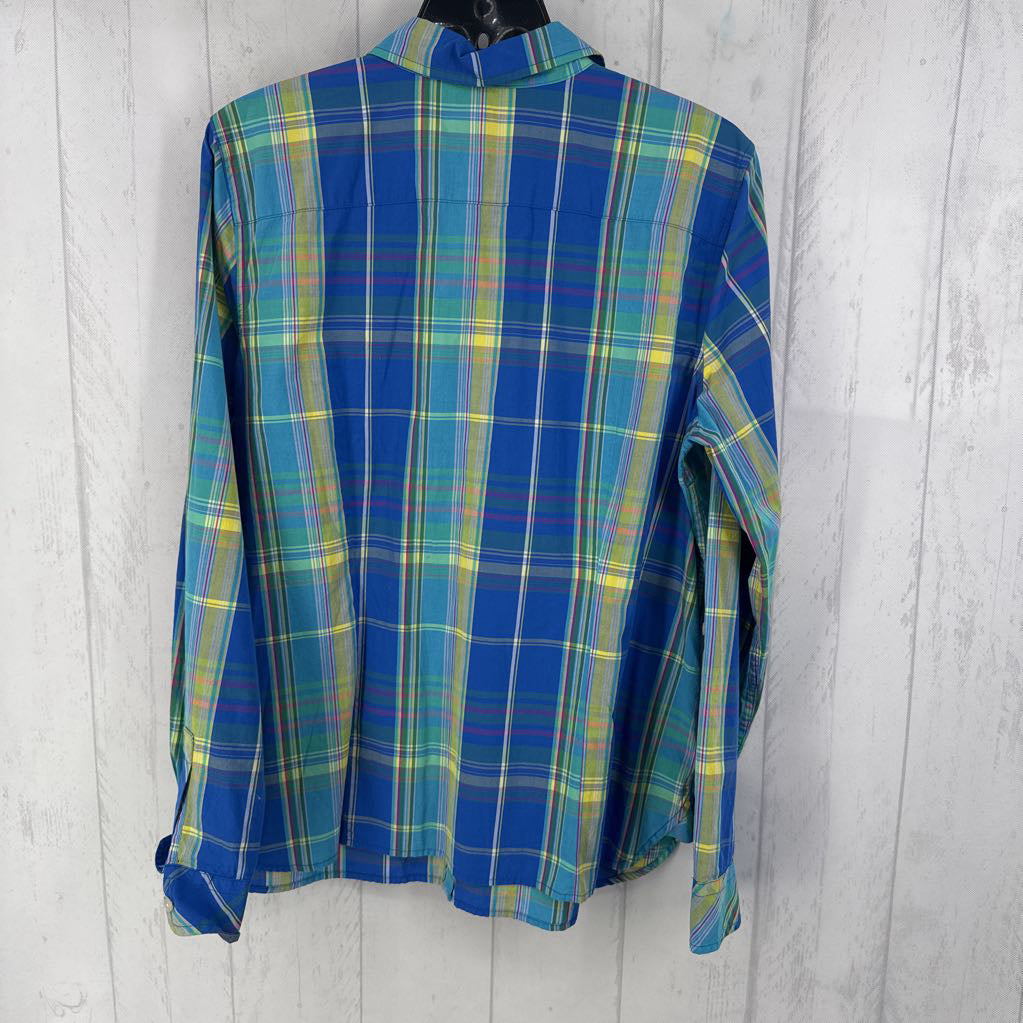L l/s button plaid shirt