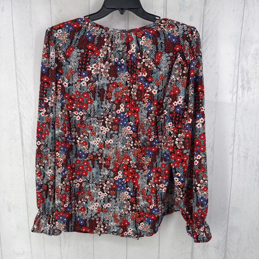 L l/s floral top
