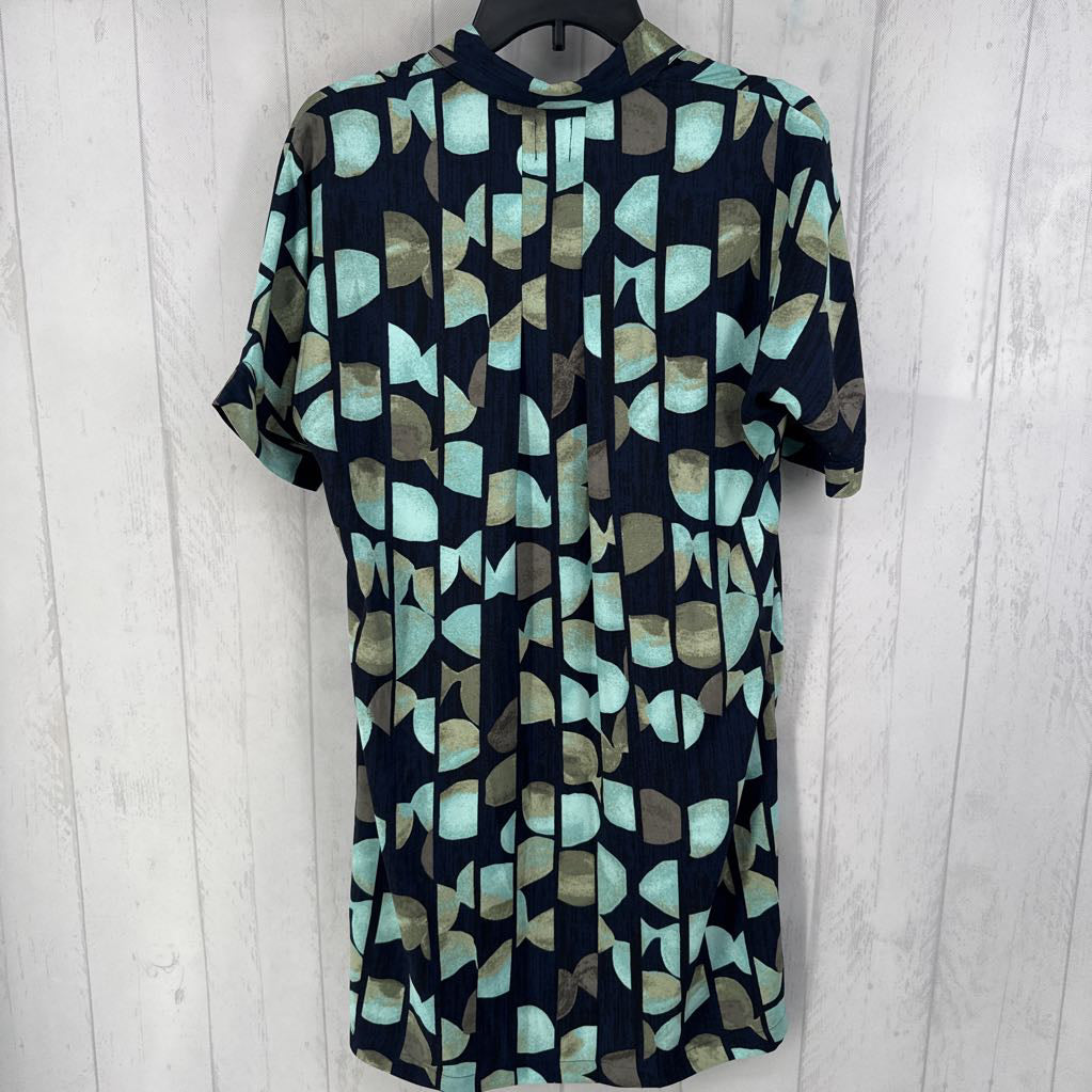 XS s/s print pocket dress