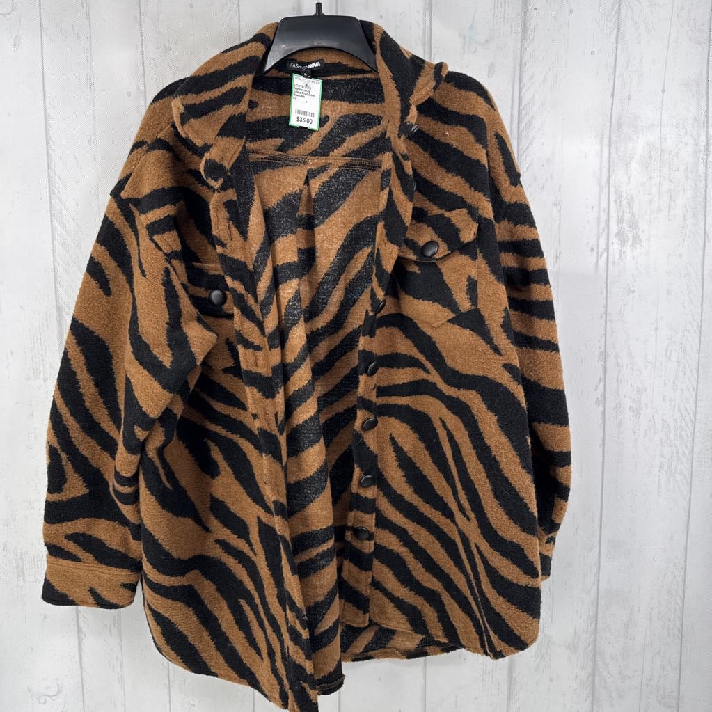 Zebra Print Coat
