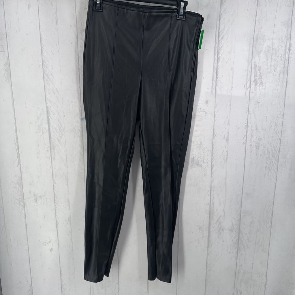 L faux leather pants