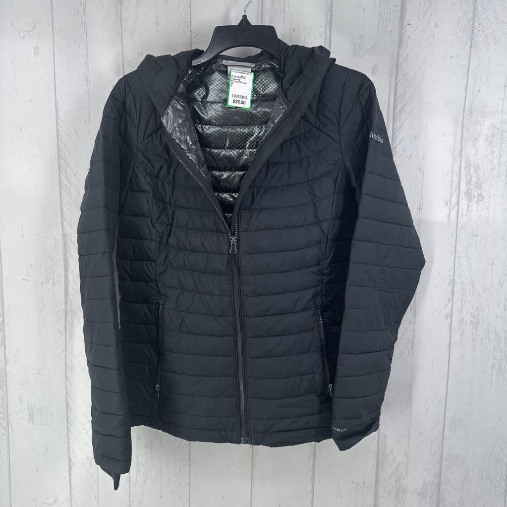 M l/s puffer zip coat