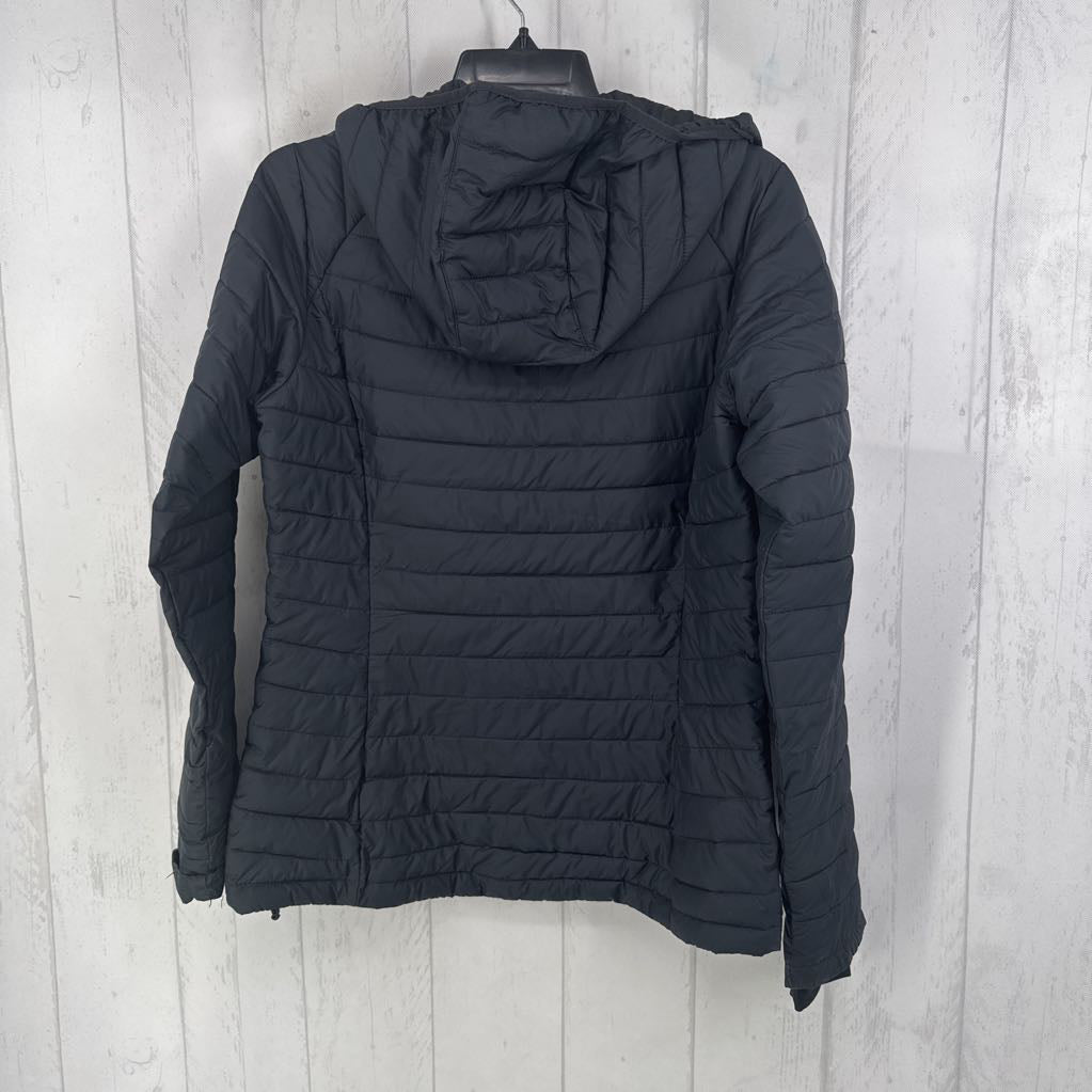 M l/s puffer zip coat