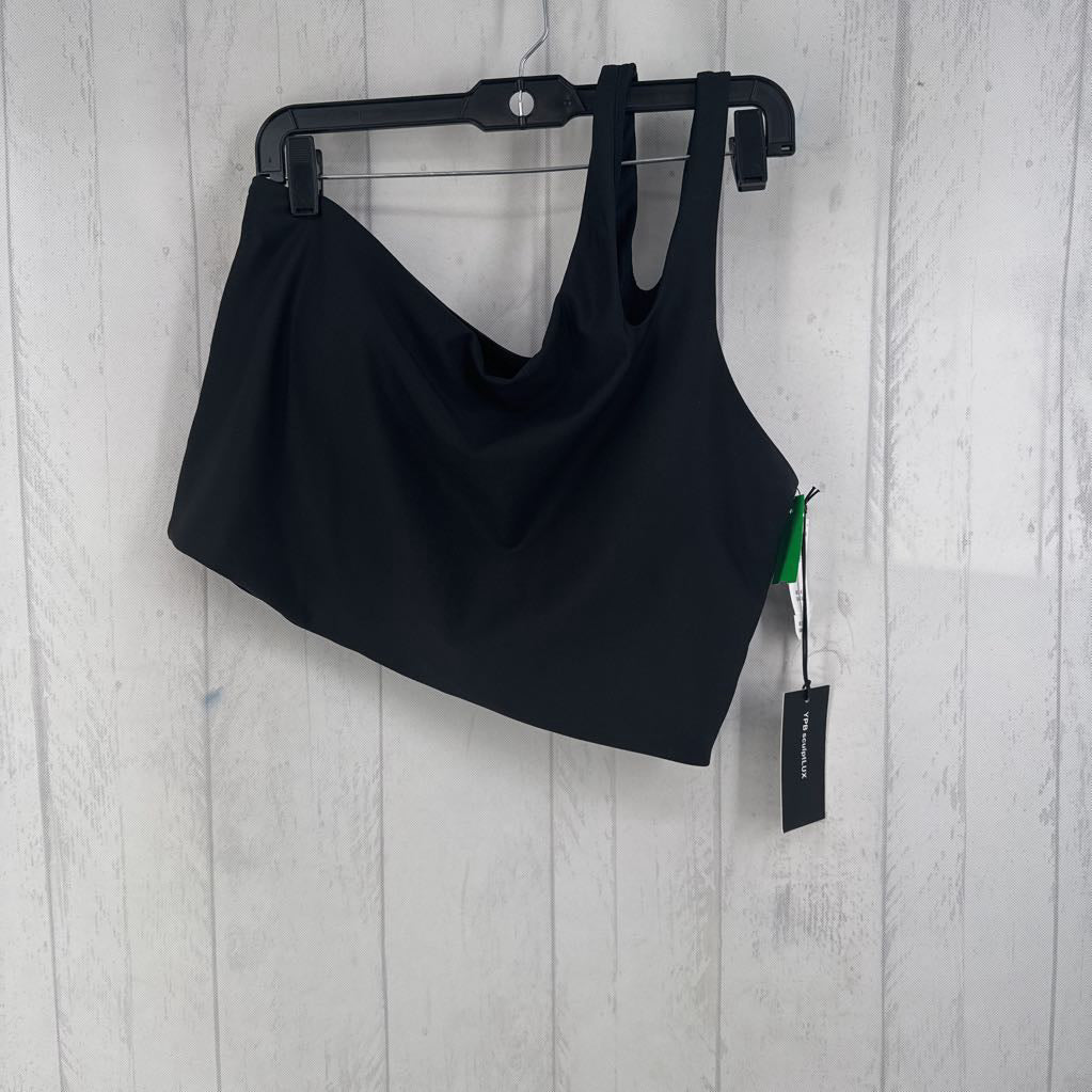 R50 XXL double strap one shoulder crop tatnk
