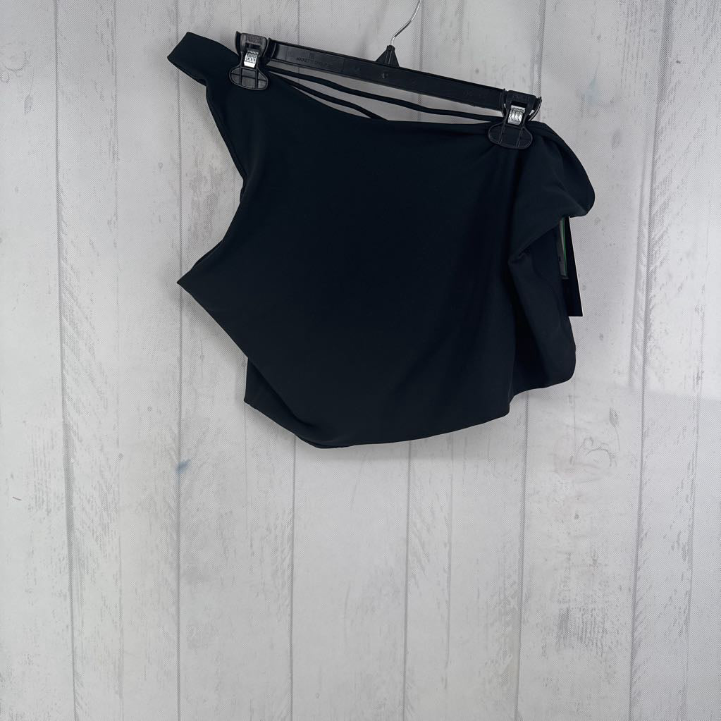 XXL one strap shoulder crop tank