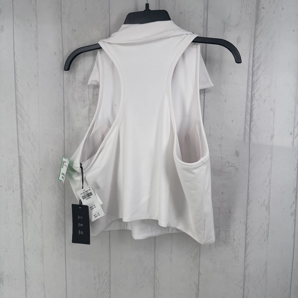 R45 crop quarter zip tank