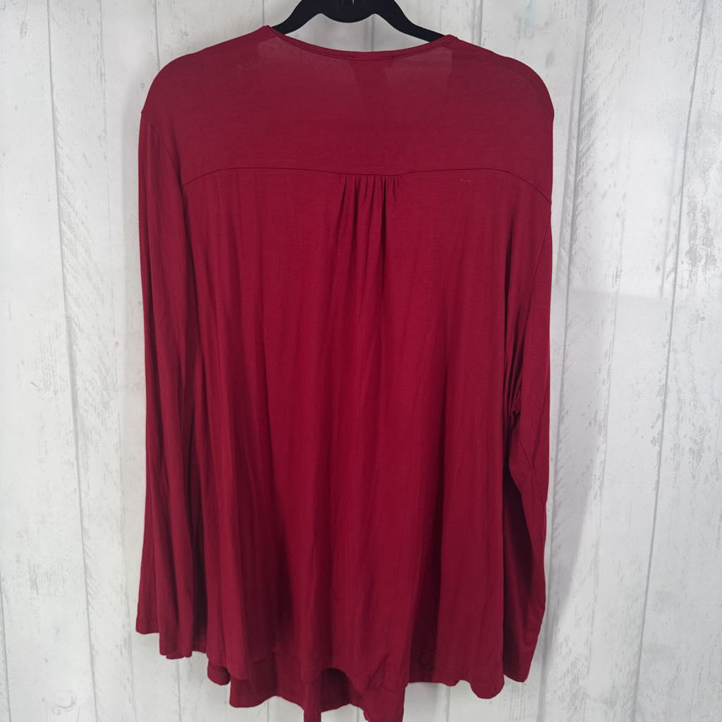 4x l/s crochet lace top