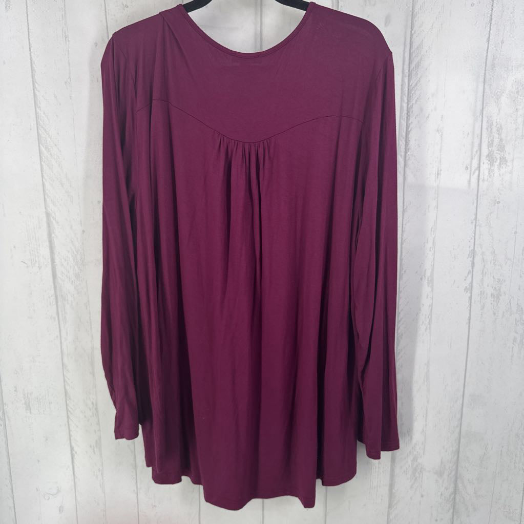 4x l/s crochet lace top