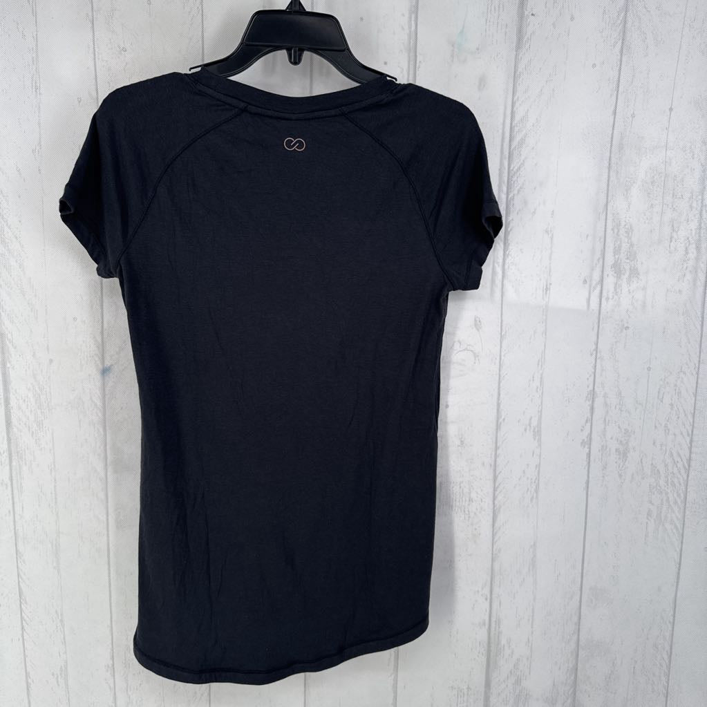 R35 M s/s scoop neck top