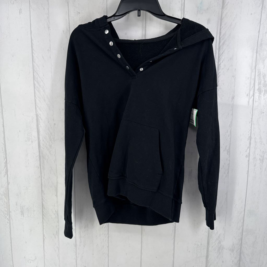 M l/s half snap sweatshirt