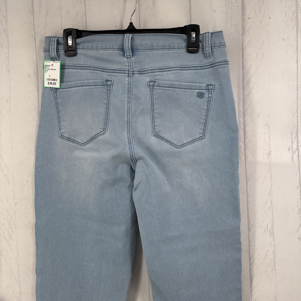 12 embroidered jeans