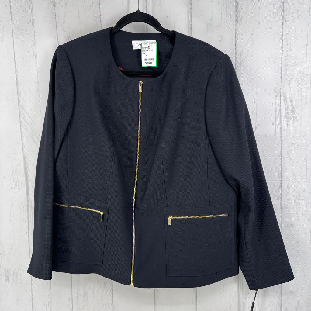 R149 16w l/s zip blazer