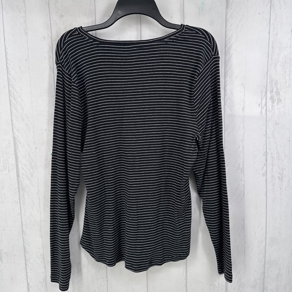 XL l/s stripe top