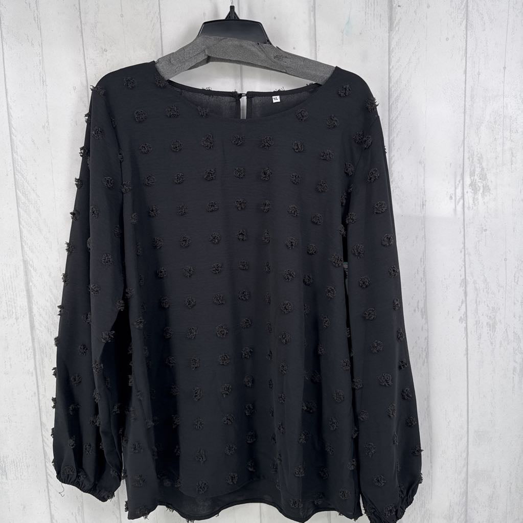 XL l/s textured top
