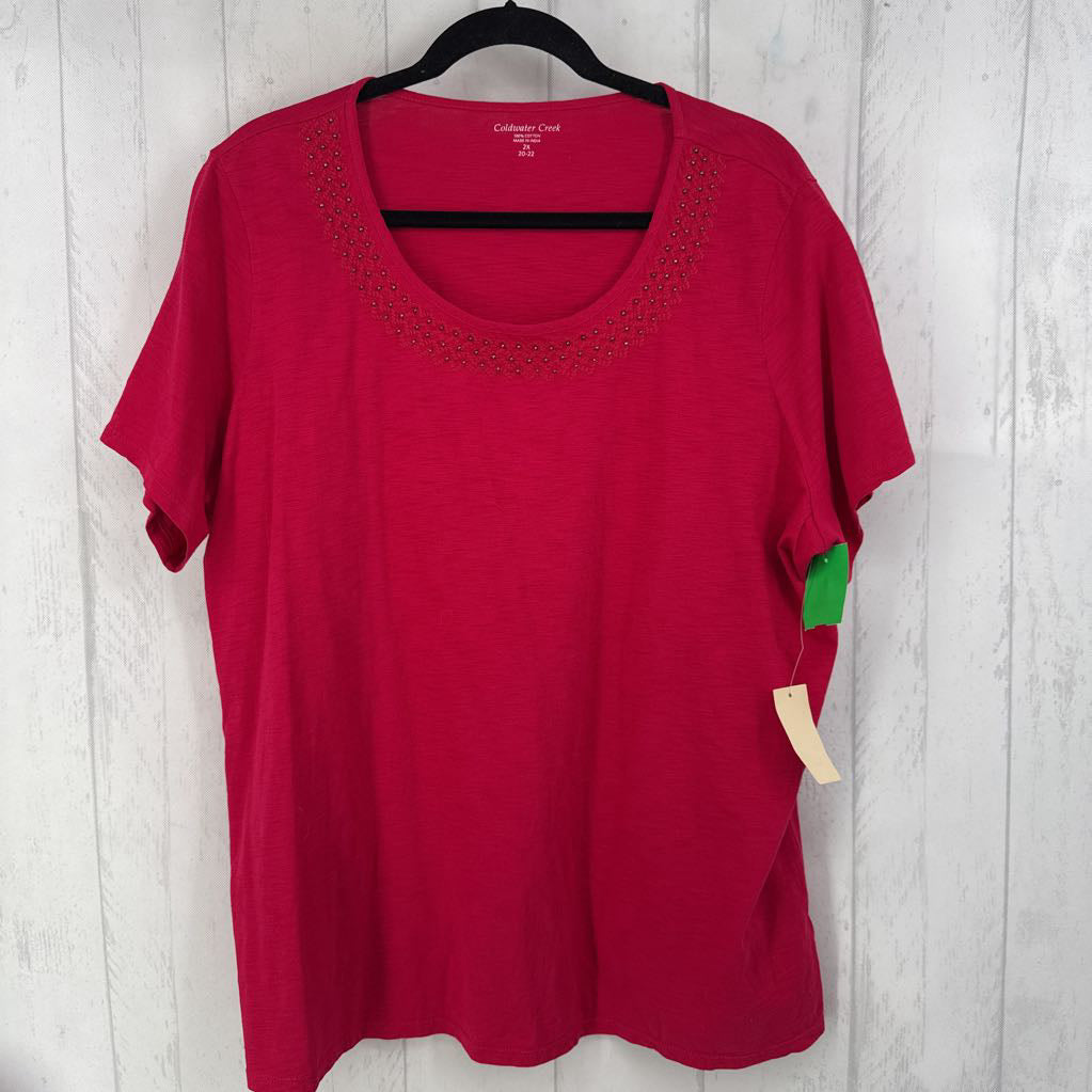 R40 2x s/s beaded top