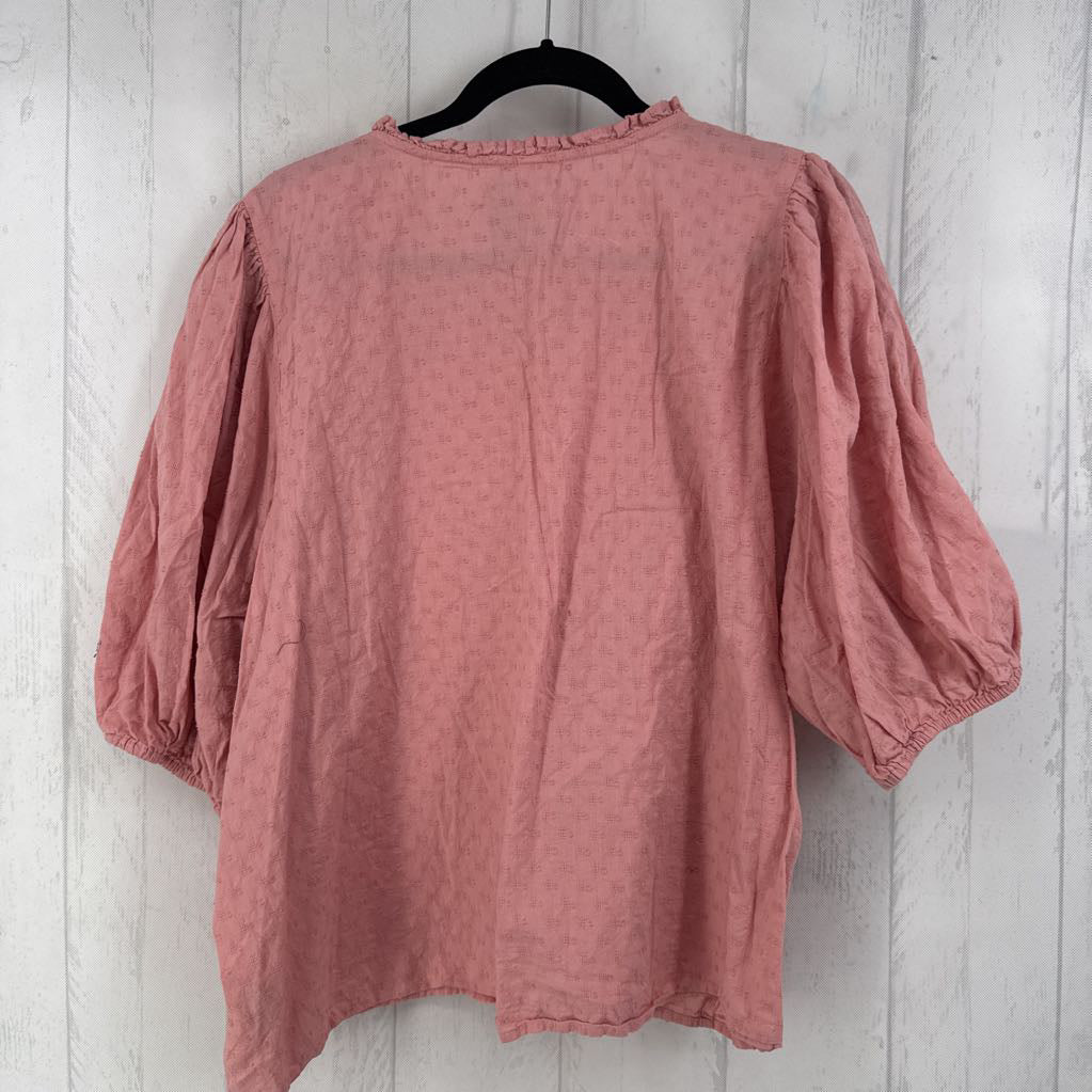 XXL s/s button top