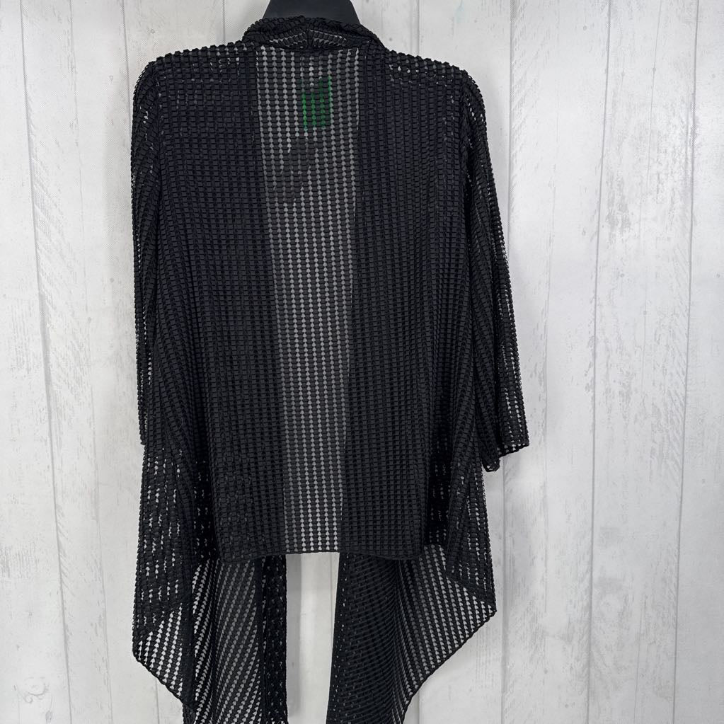 R99 M ribbon mesh cardigan