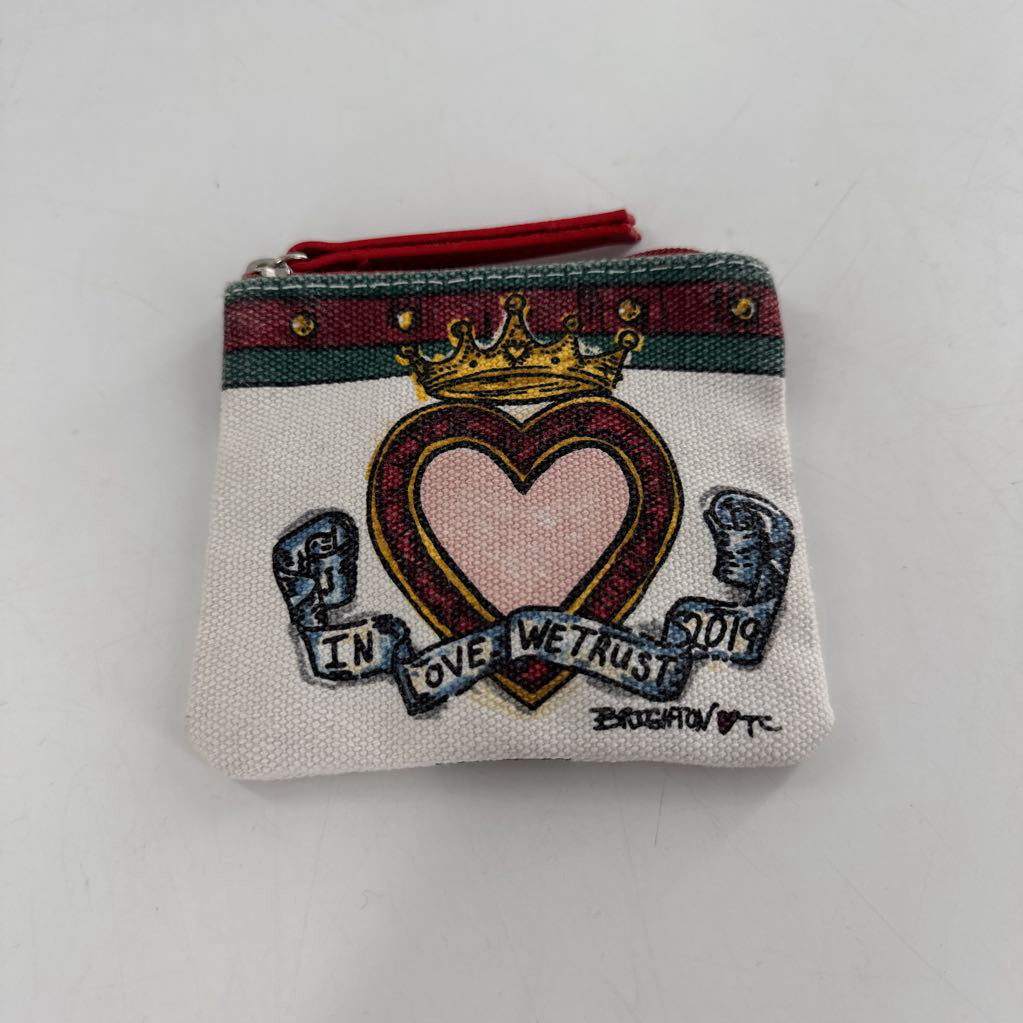 In Love We Trust coin purse