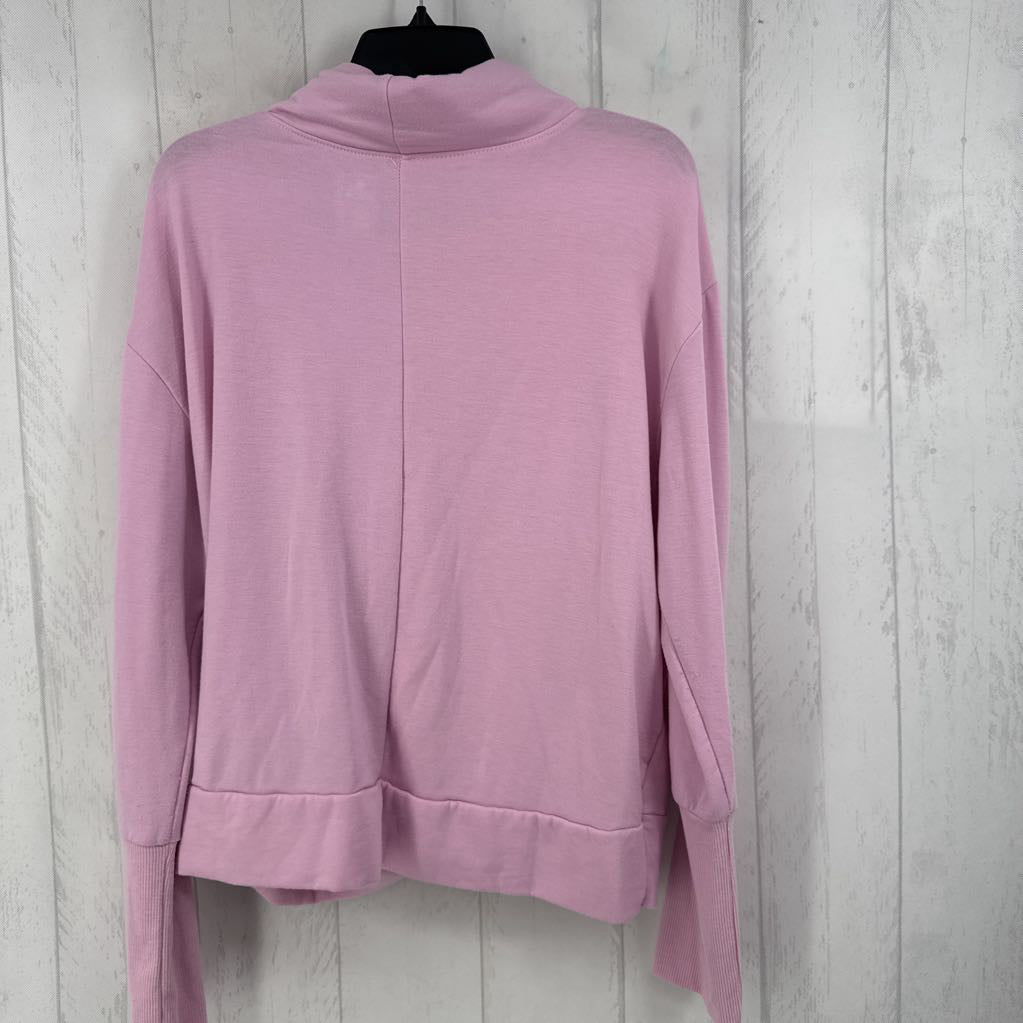 XL l/s cowl neck twist top