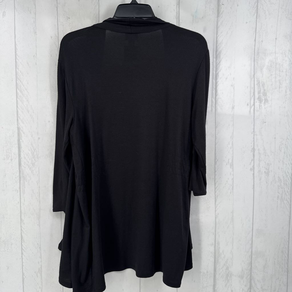 M elbow slv open cardigan