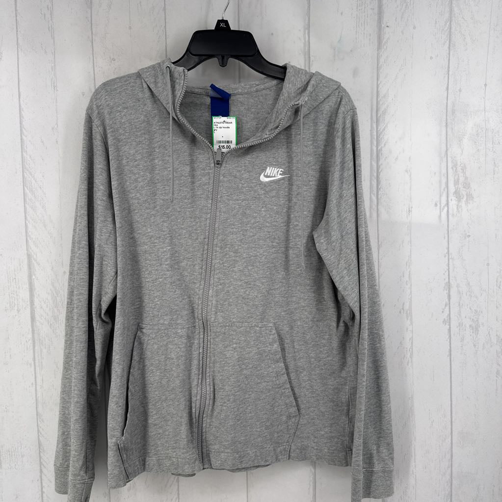 L l/s zip hoodie