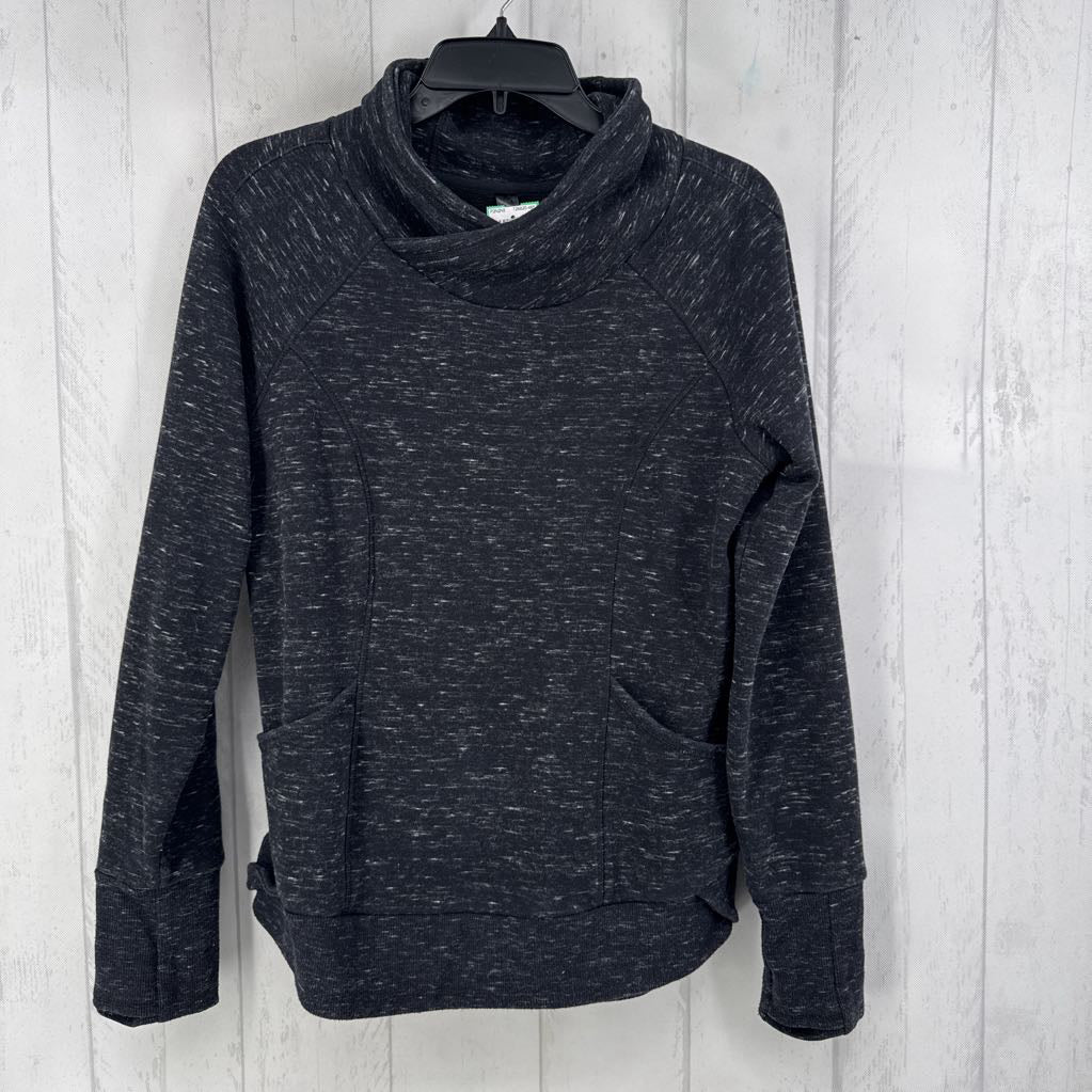 S l/s marled sweatshirt