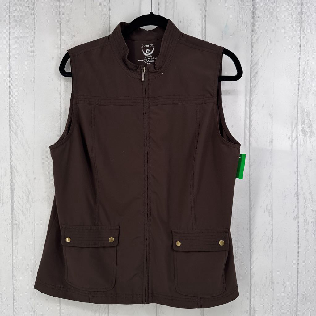 L zip vest