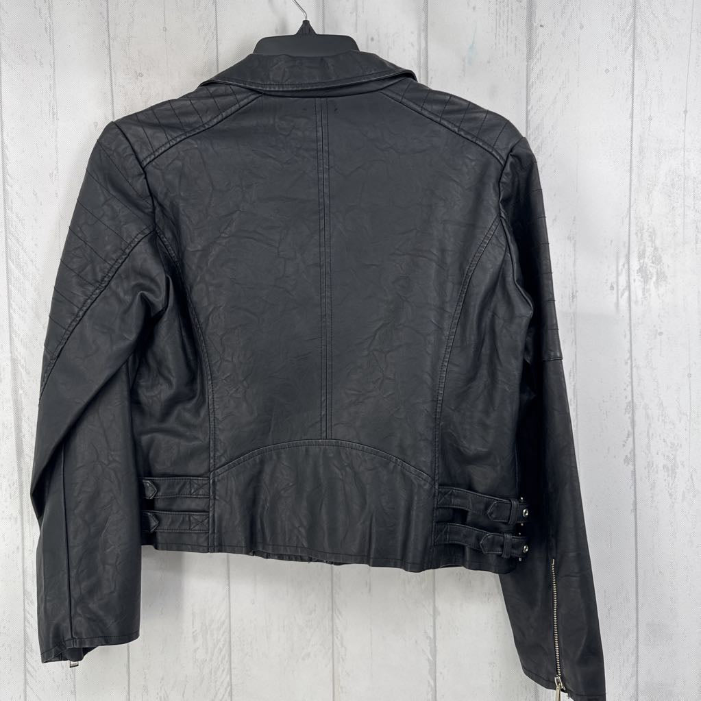 PXL faux leather moto jacket