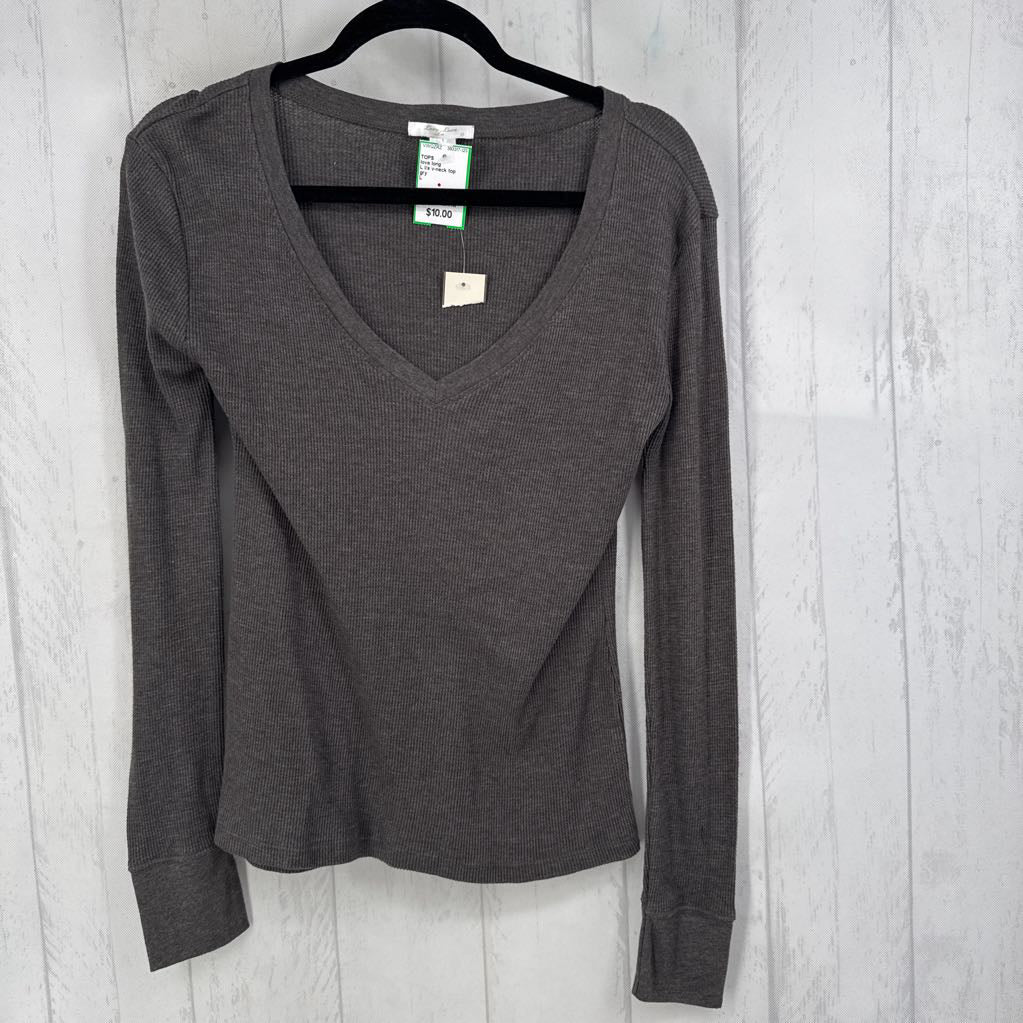 L l/s v-neck top
