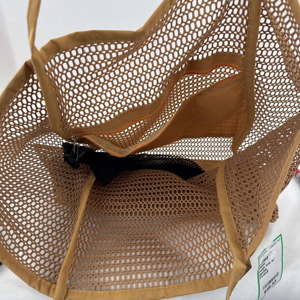 mesh tote w/ pouch