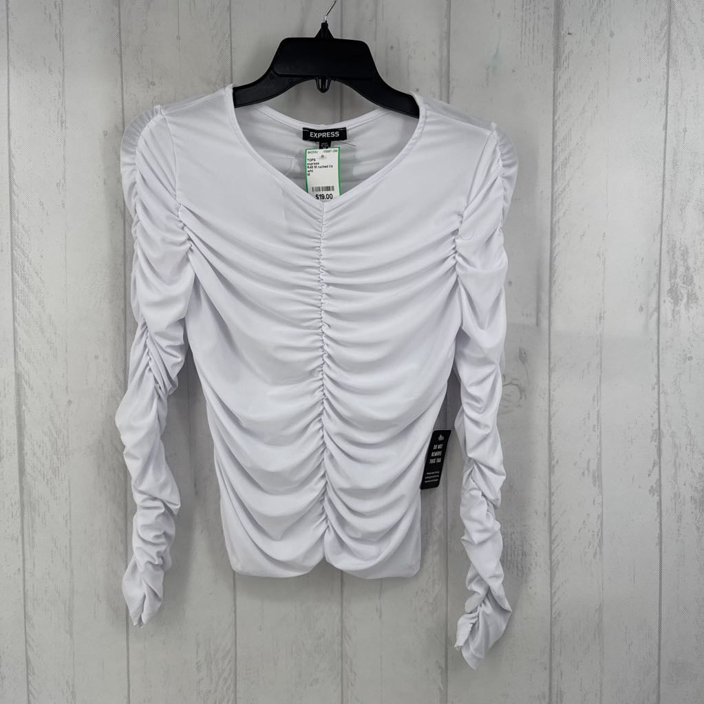 R48 M ruched l/s top