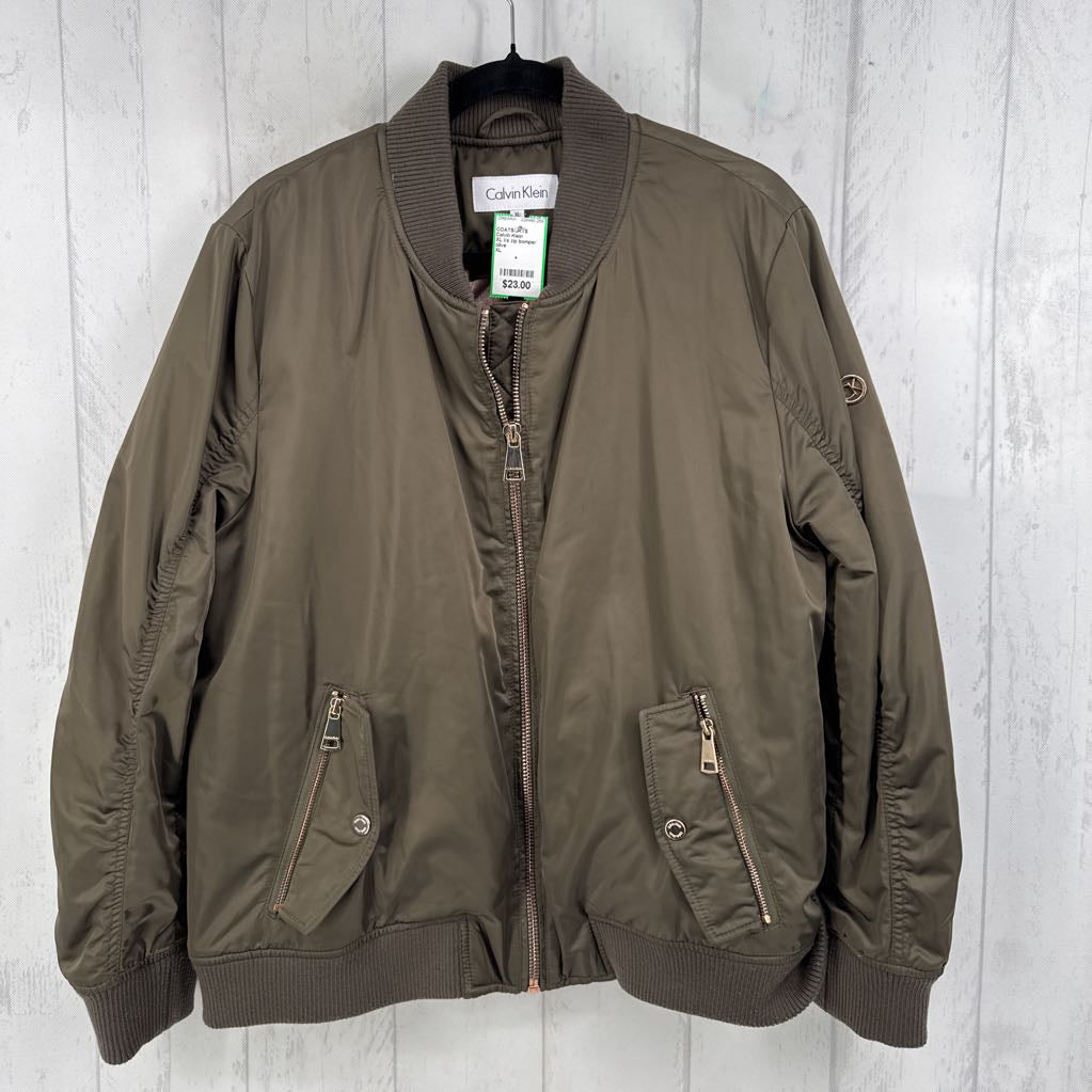 XL l/s zip bomper jacket