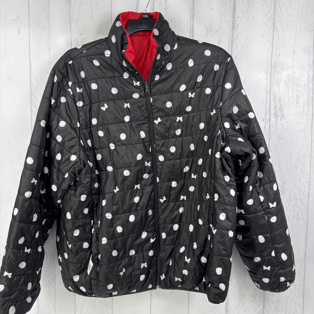XL minnie mouse reversible coat