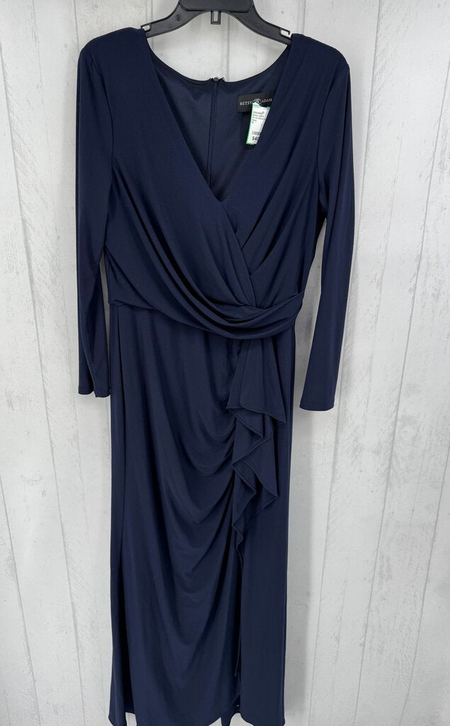 14 l/s tiered ruffle wrap maxi dress