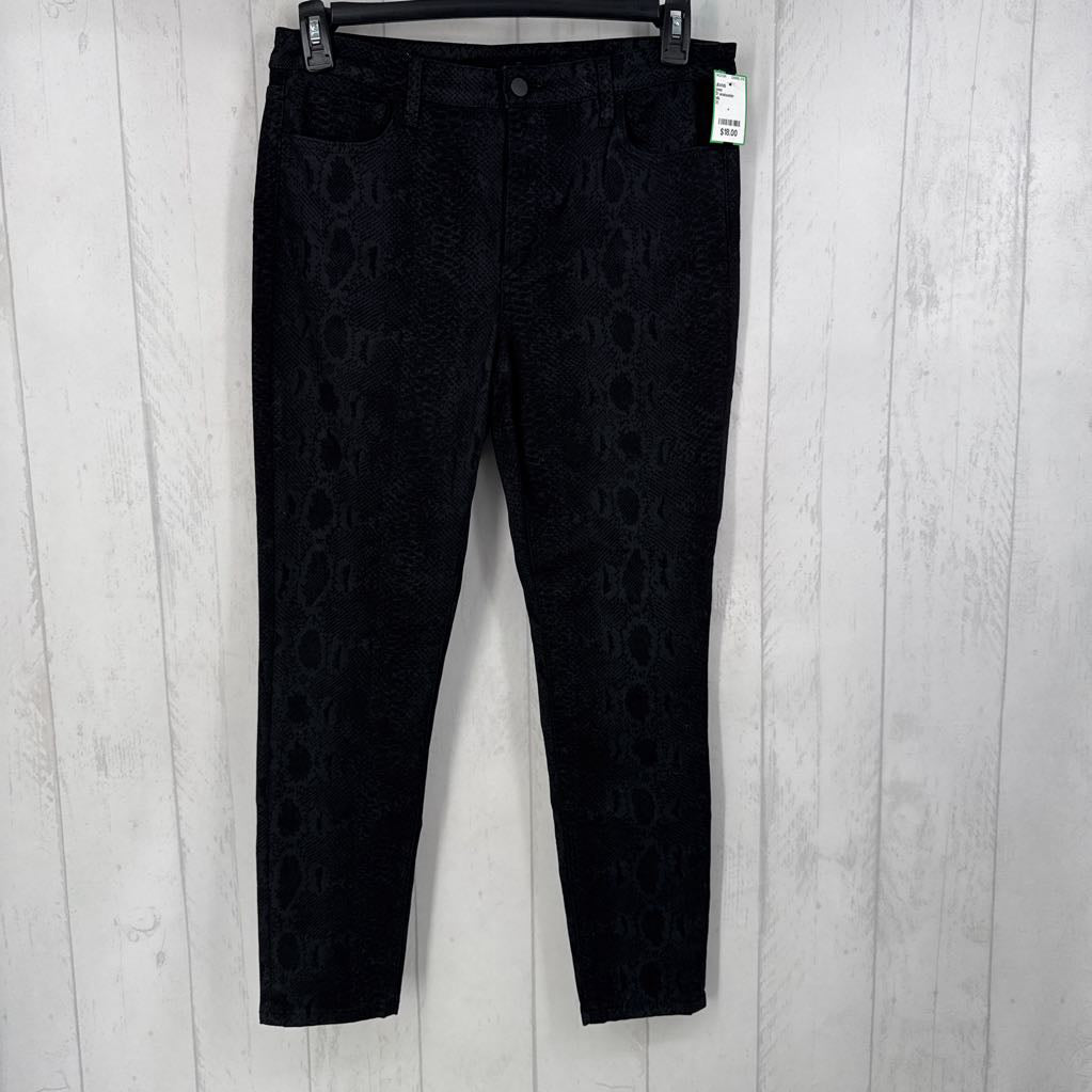 31 snakeskin jacquard jeans