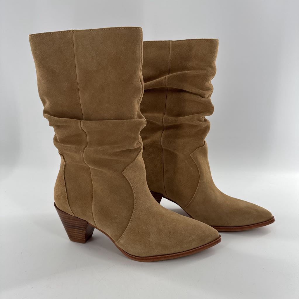 5.5 leather mid-calf boot