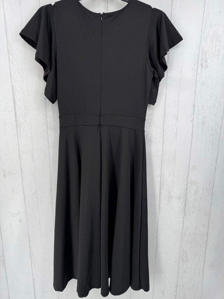 L l/s wrap maxi dress