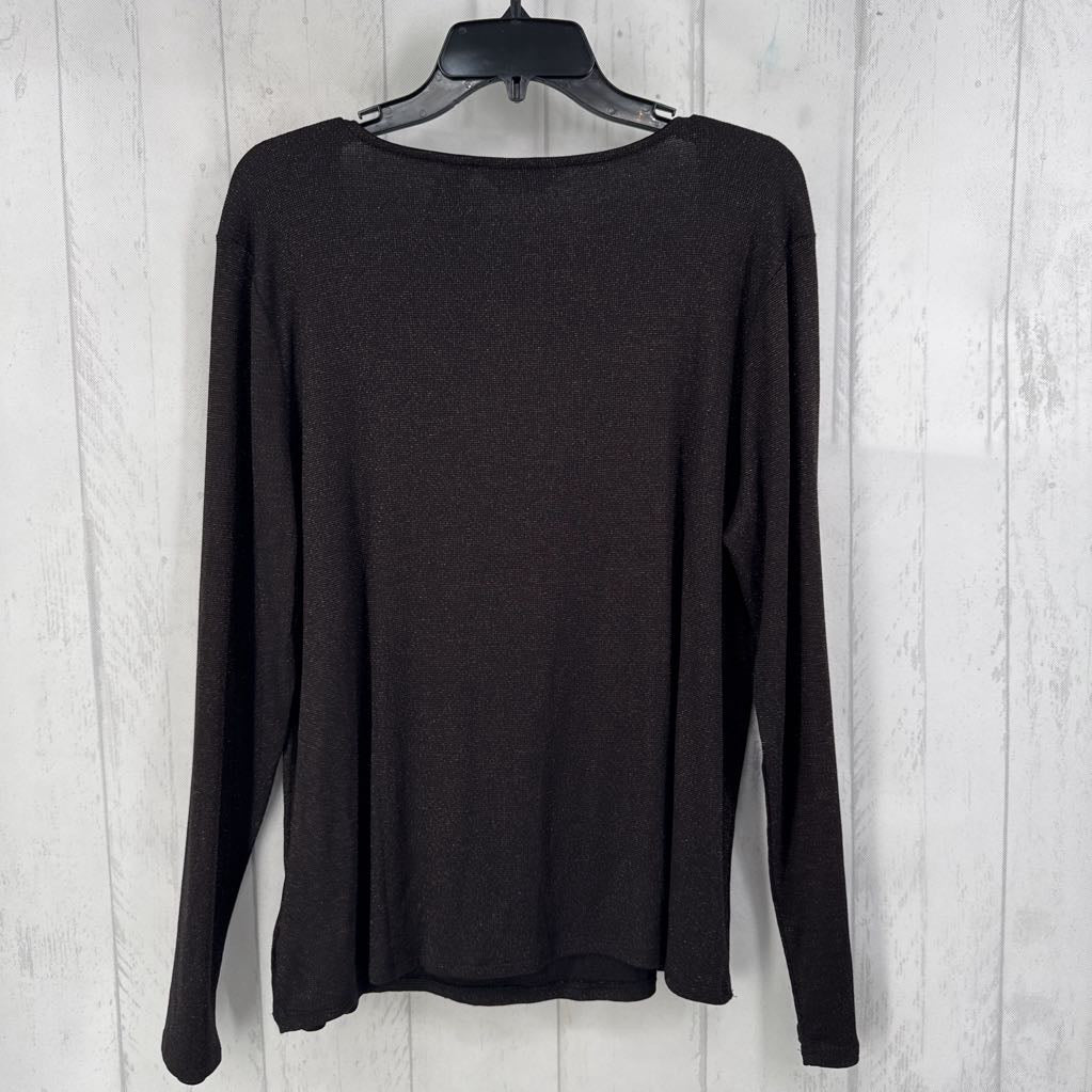 1X square neck l/s top