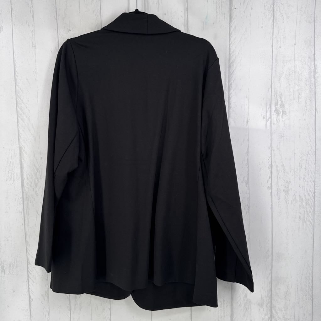 1X single button blazer