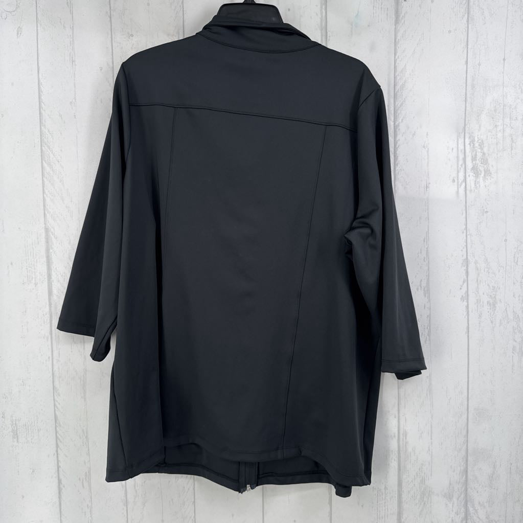 1X zip-up 3/4 slv jacket