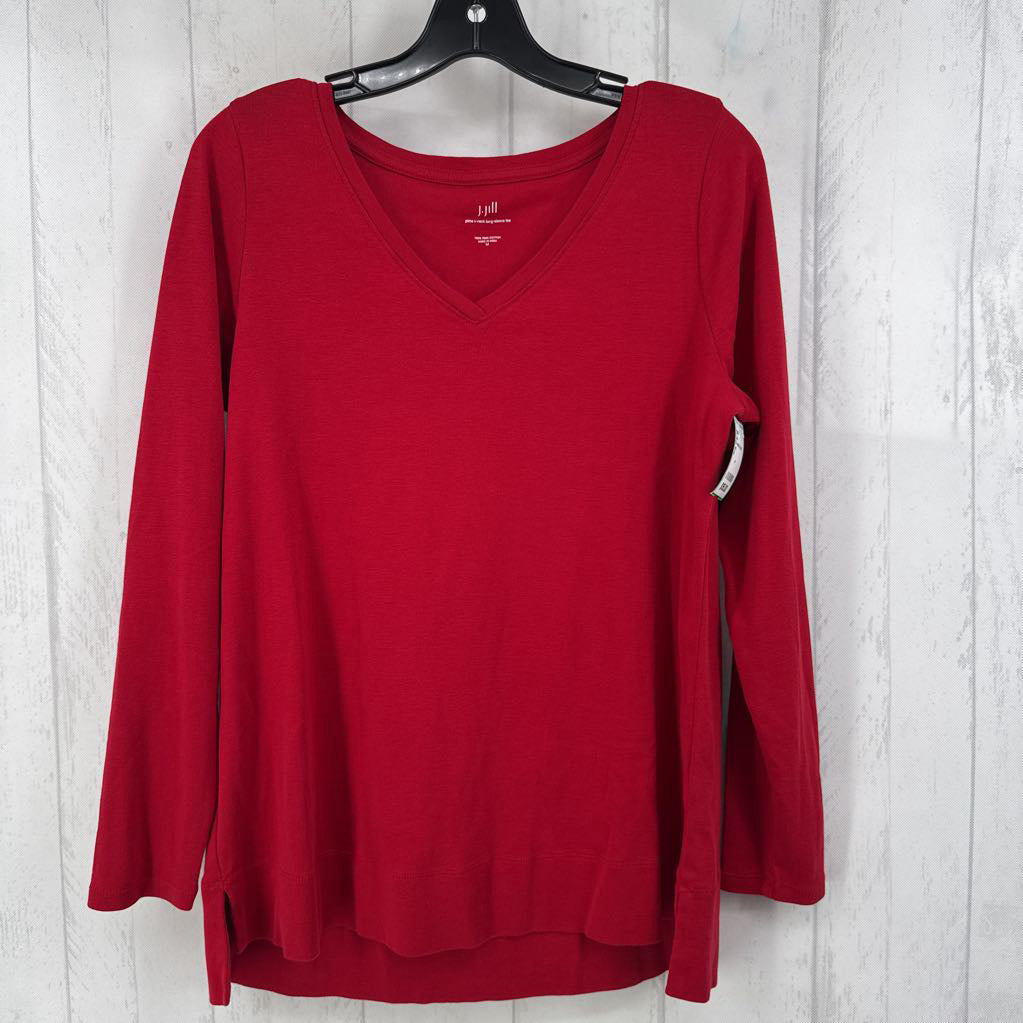 M v-neck l/s top