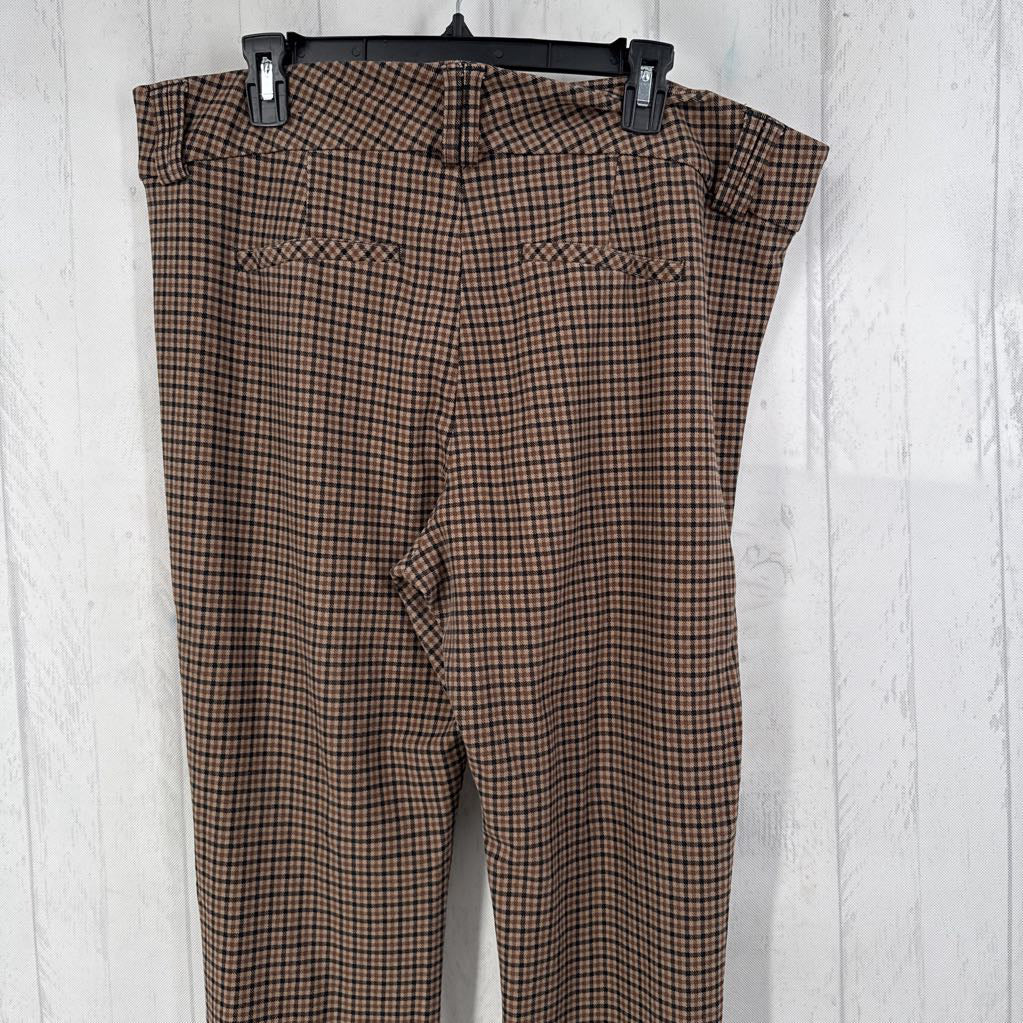 20R plaid bootcut pants