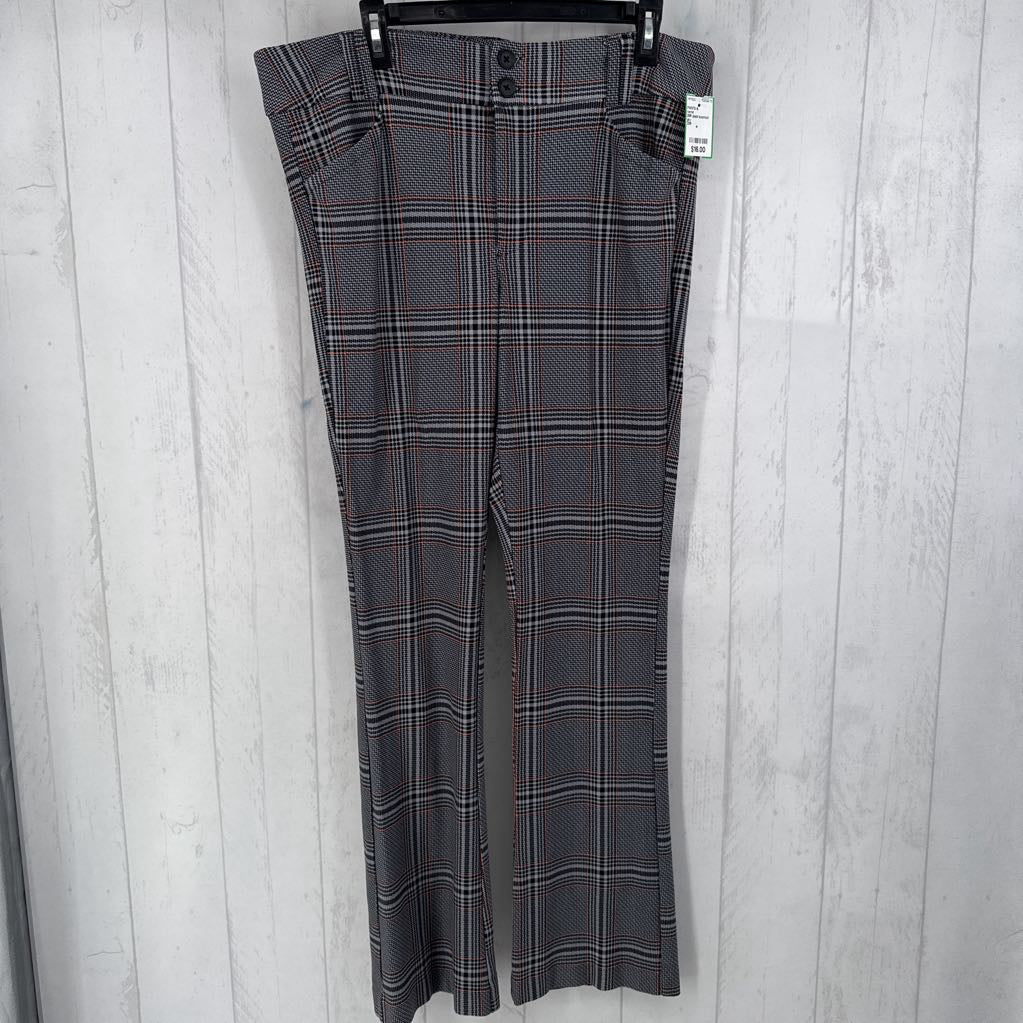 20R plaid bootcut pants