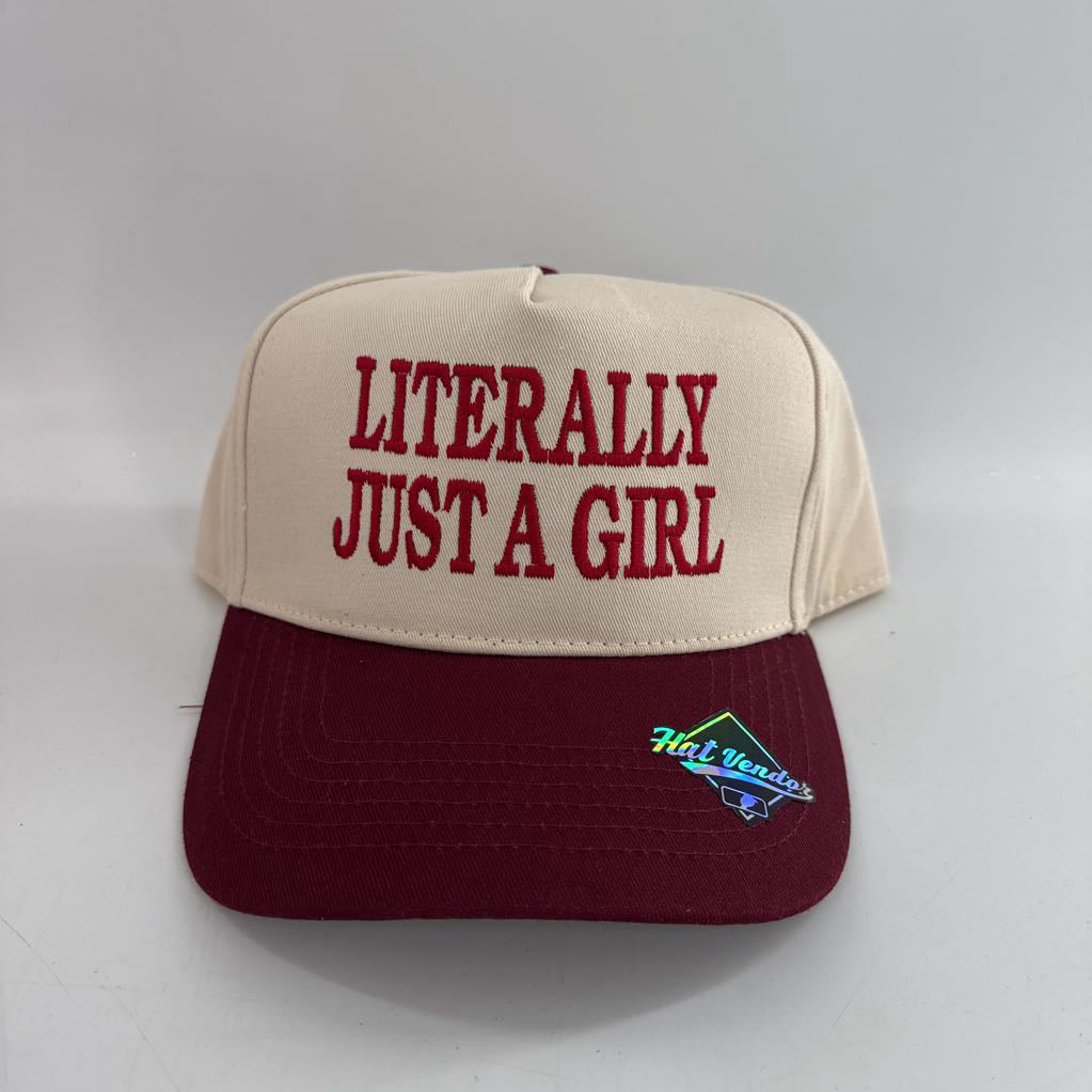 ballcap-literally just a girl