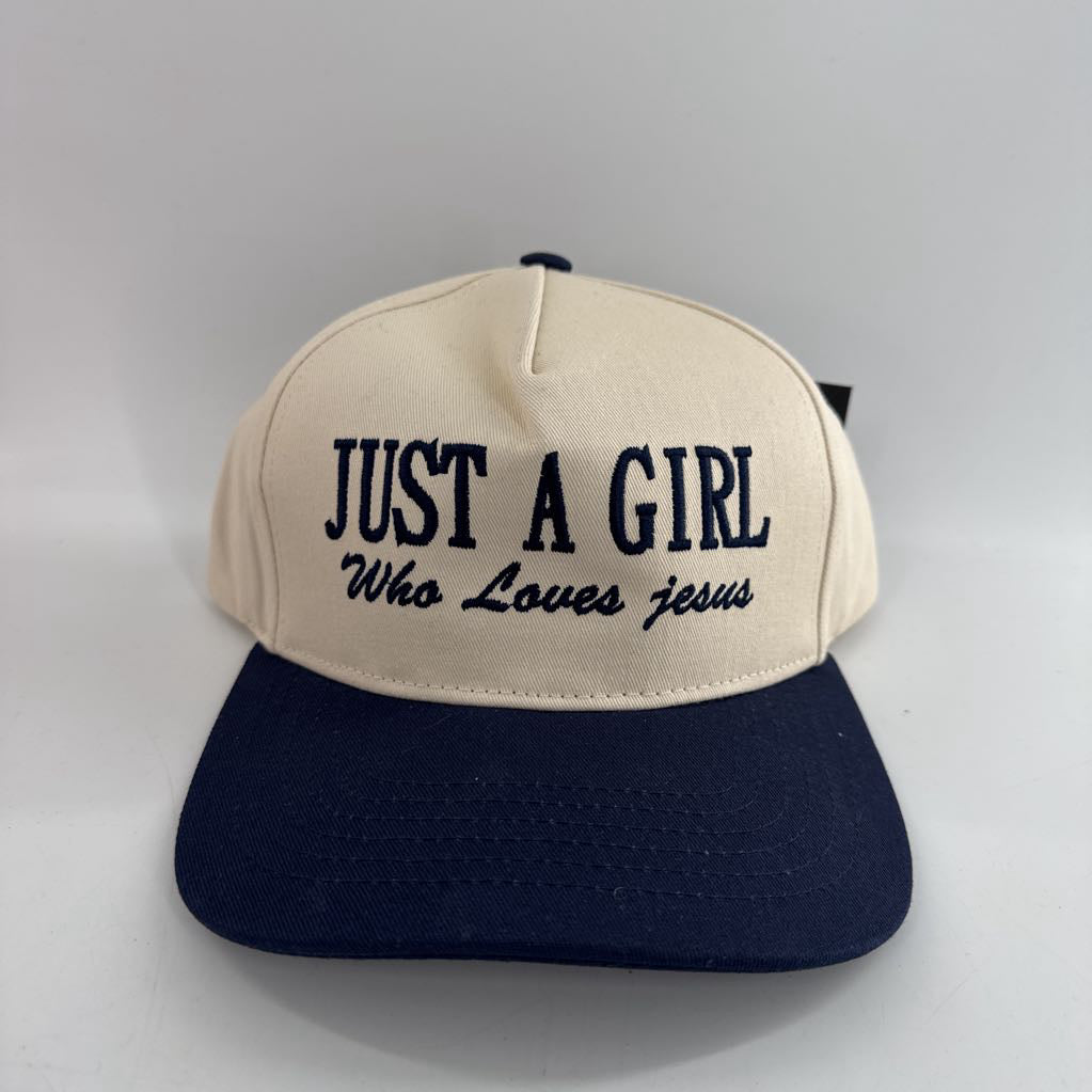 ballcap-just a girl who loves jesus