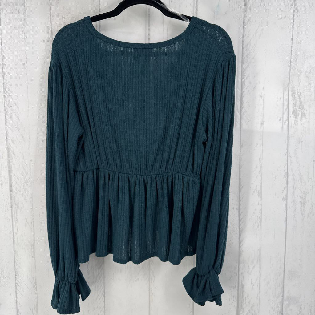 XL l/s peplum top