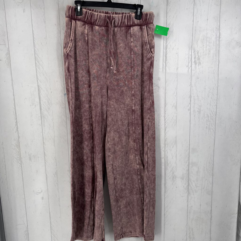 L wide leg drawstring pants